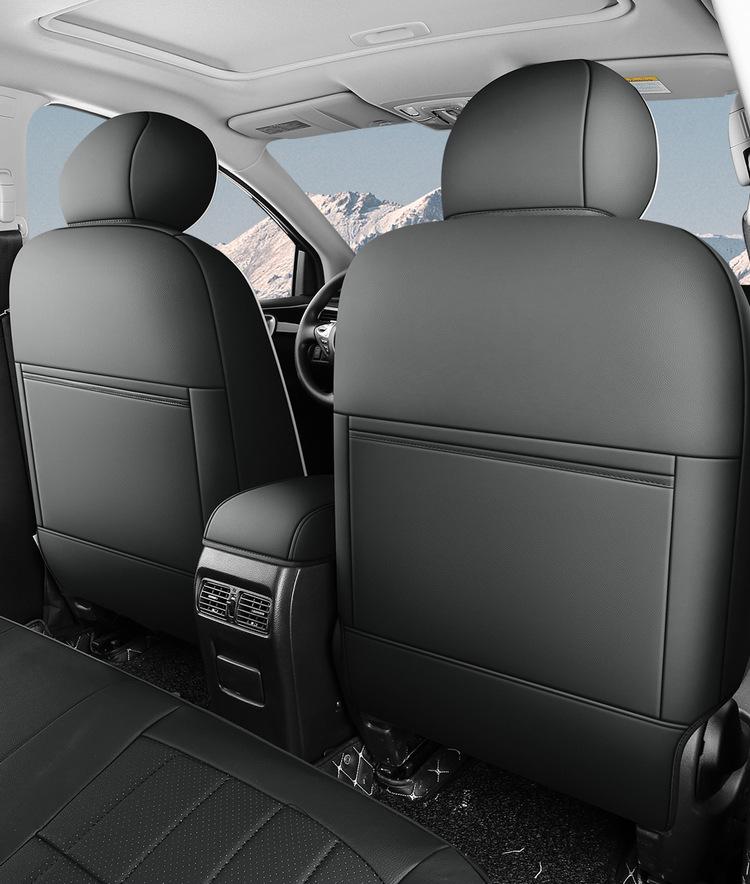 Classic Sylphy Leather Car Seat Cushion - Full Coverage All-Season Universal Cover
