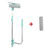 NEW Extendable Window Glass Cleaning Household Tool High Building Retractable Pole Wash Dust Cleaner Brush Dry Wet Scraper Wiper