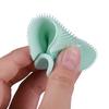 1Pc Unisex Soft Silicone Face Brush Cleanser And Massager Manual Facial Cleansing Brush Exfoliating Silicone Face Scrubber