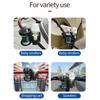 Anti-slip 2 in 1 Baby Stroller Cup Holder Adjustable Rotatable Kids Cup Stand Easy To Install Black