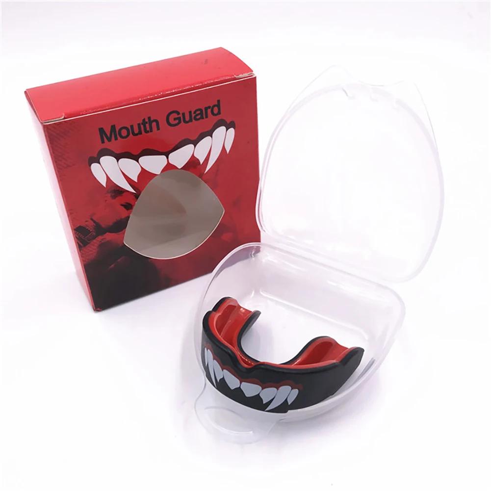 1Pc Fighting Training Mouth Guard Boxing Gum Shield Slim Fit Adult Sports Mouthguard Football Wrestling Boxing Teeth Protection