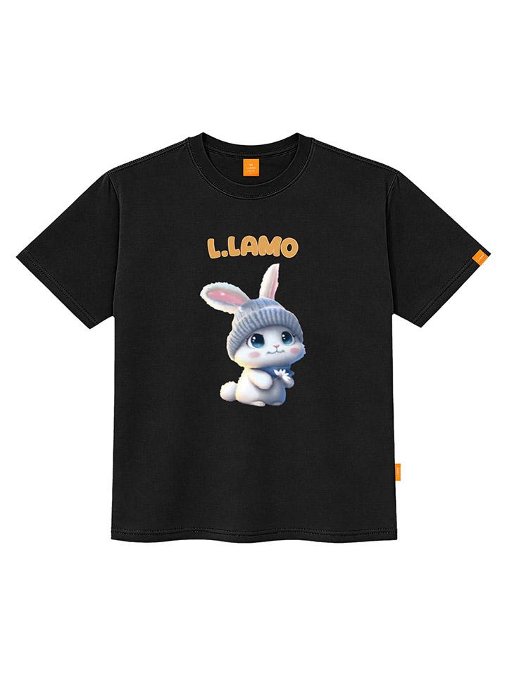 Ellamo Lamorabbit Short Sleeve T-Shirt Unisex Plus Size S~4Xl (Type A)