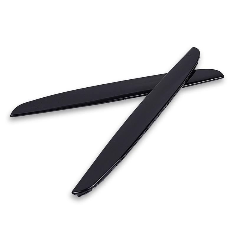 Runmade Pre-facelift Front Bumper Kidney Grille Center Grill Eyelid Black for 2005 2006 2007 2008 BMW E90 3 Series Sedan