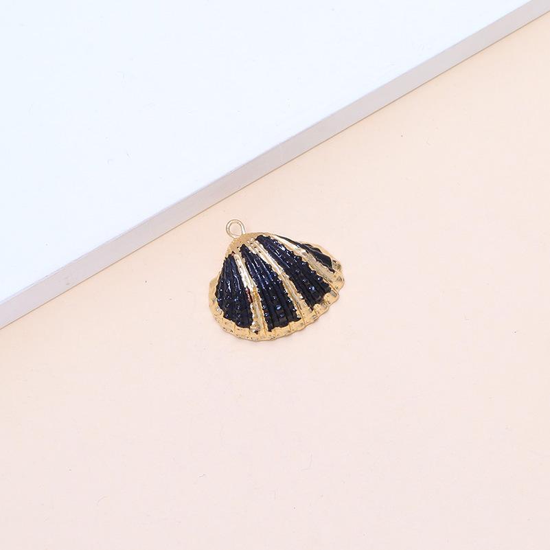 Electroplated Natural Shell Conch Scallop Pendant for DIY Necklace & Bracelet Jewelry