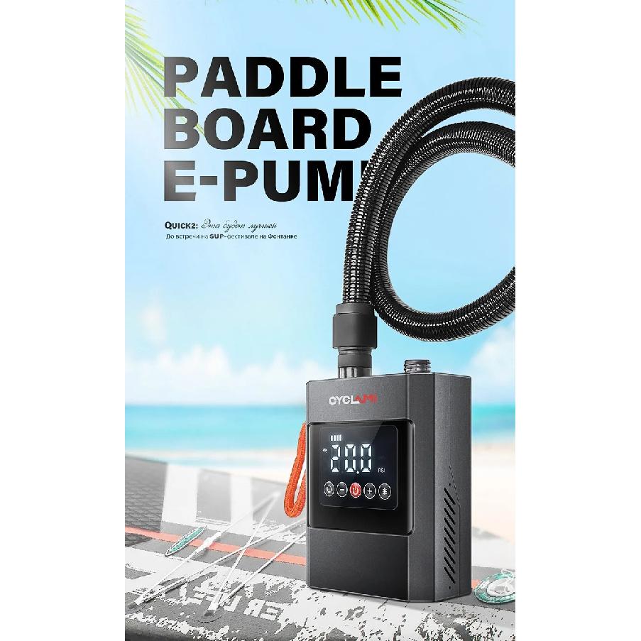 SUP Pump Stand-Up Paddle Rechargeable 20PSI Inflatable PVC Boat Kayak Accessories for Surfing Kite Mattress Tent Mattress