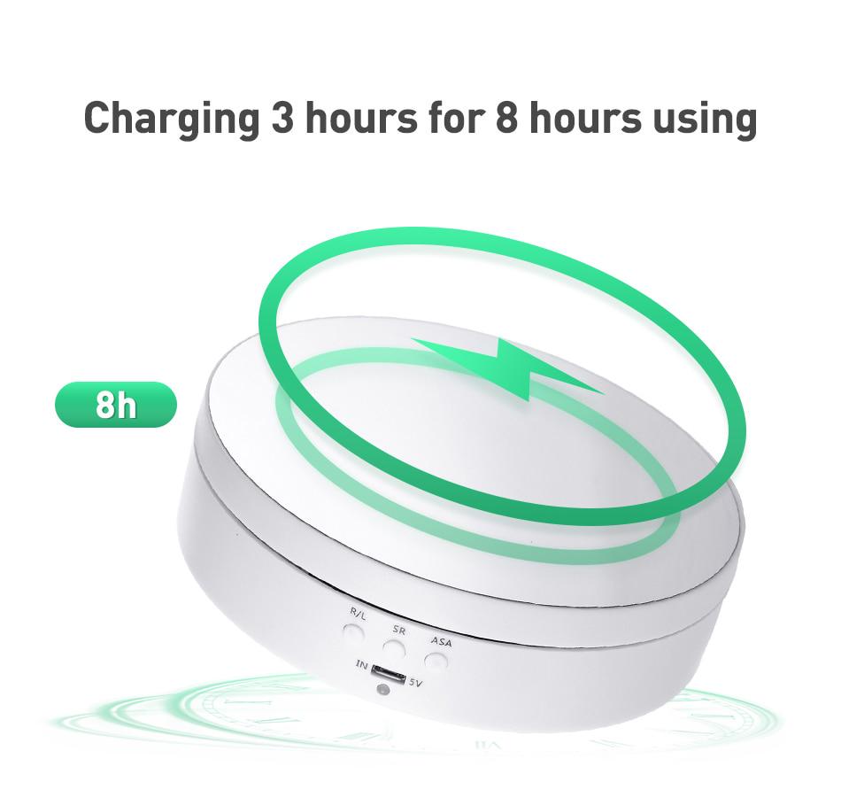 Bază rotundă de 360 ​​de grade cu rotație automată de la distanță, suport de afișare pentru bijuterii, pentru afișarea alimentelor/bijuterii/produse cosmetice...AA