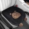 Cuscino per Sedile Auto Peluche Orso Accogliente Caldo e Traspirante Spugna Morbida Elastica Riempito Riduce il Dolore all'Anca Ottimo per l'Inverno Si Adatta alla Maggior Parte delle Auto