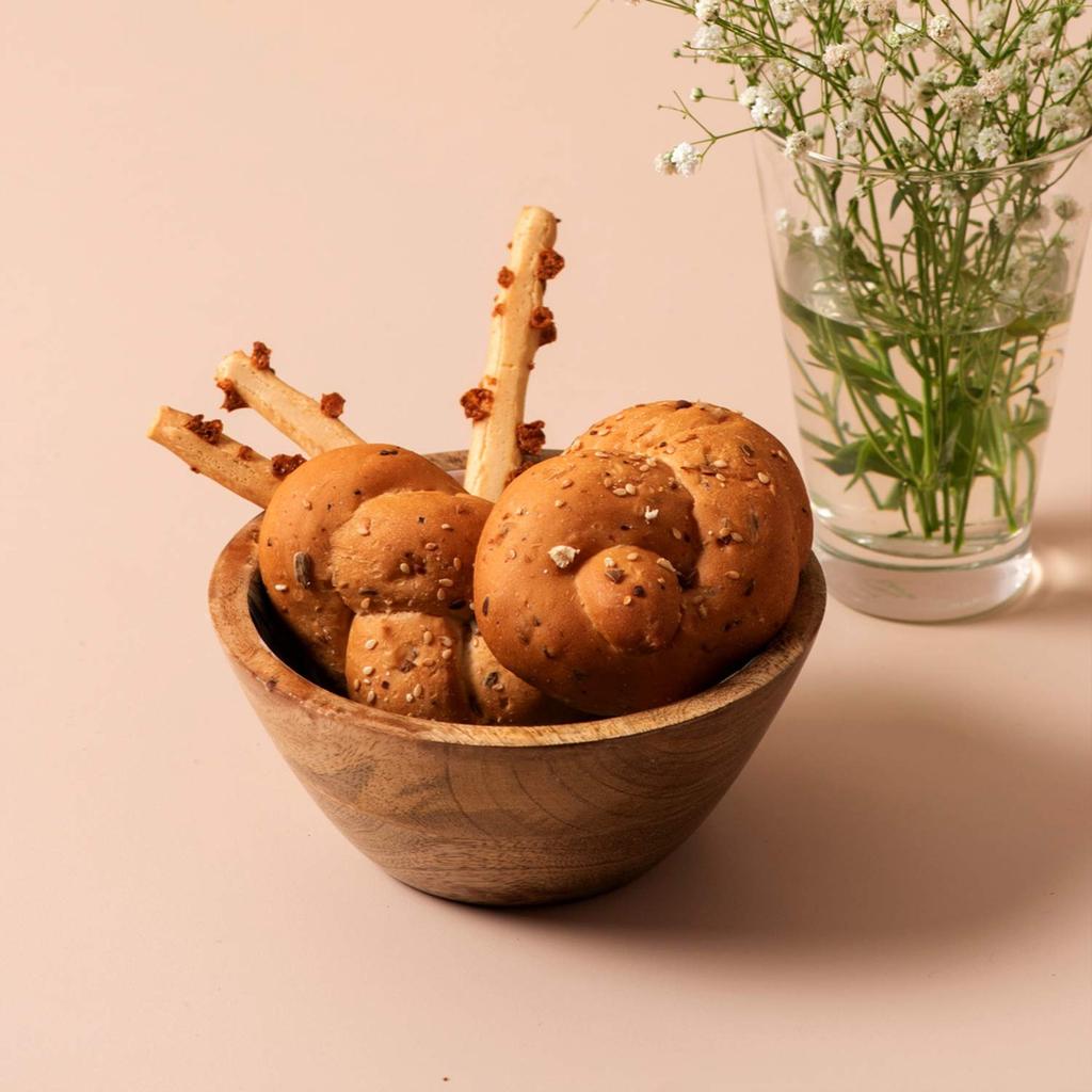 Tigela de servir de madeira, Tigela de servir de madeira (Verde),  Nestroots