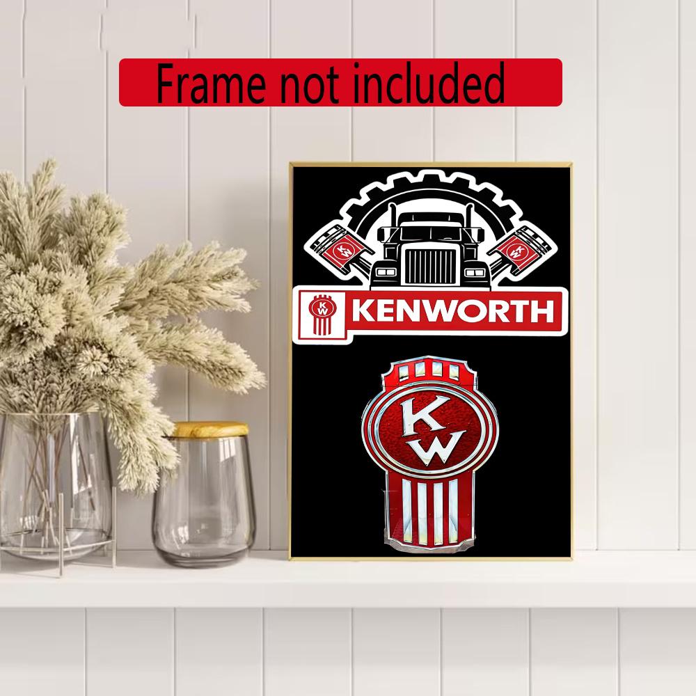 Kenworth 5D Round Diamond Painting Kit Diamond Embroidery Painting Rhinestones Mosaic Frameless Handwork Decoration Arts