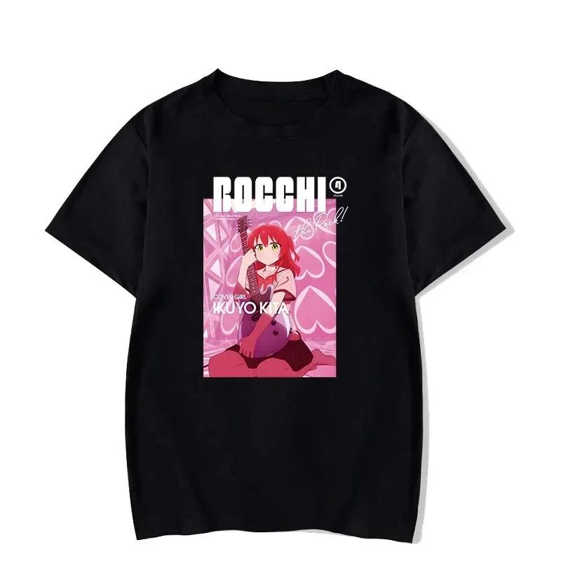 Classic Special Edition Bocchi The Rock Goto Ichimonji Manga Shirt Anime Comfortable Hip-hop Pattern T-shirt Short-sleeved Tops