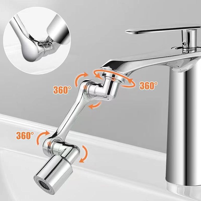 Uniwersalny obrotowy przedłużacz napowietrzacza do kranu Filtr przeciwbryzgowy z tworzywa sztucznego Bateria kuchenna Bateria umywalkowa Dysza bąbelkowa Ramię robota