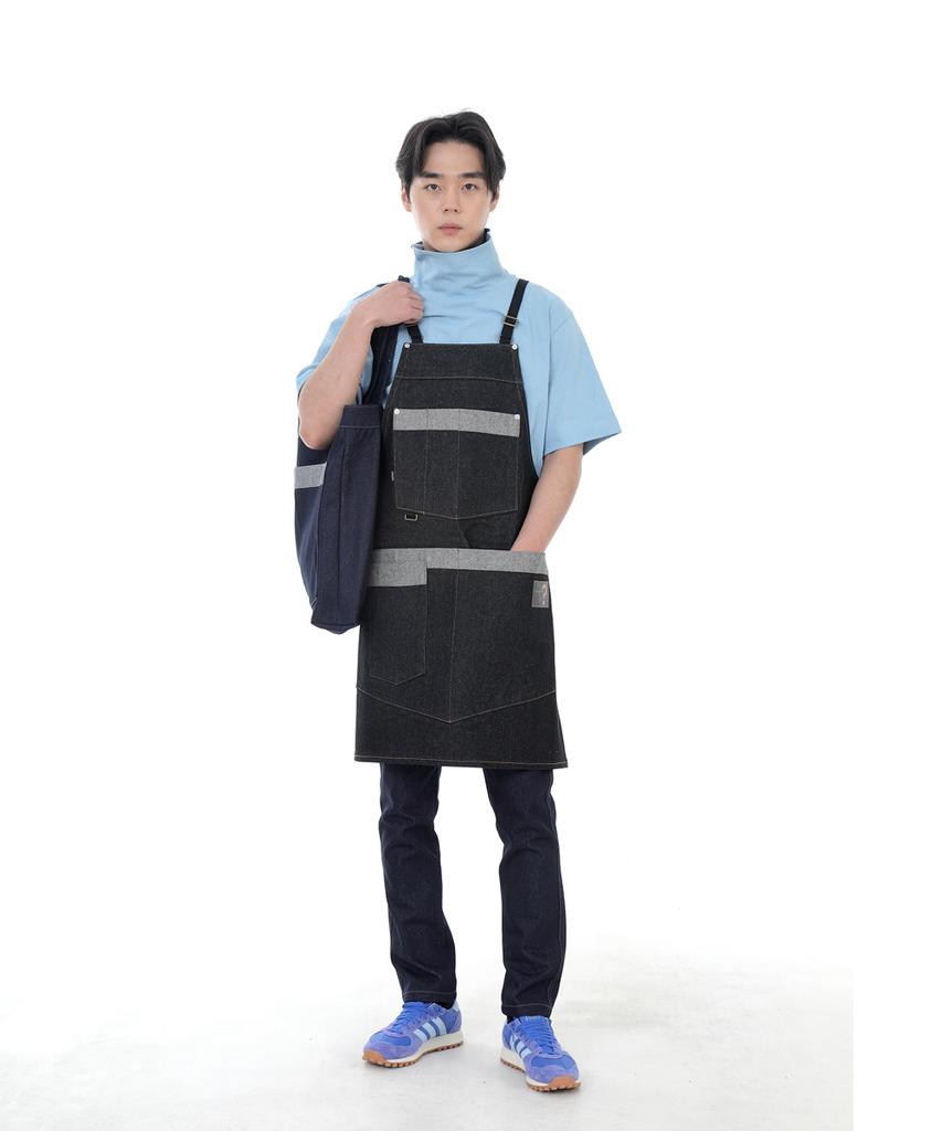 Saintcrew Walker & Builder Mega Big Denim Shoulder Bag Wbm-109 Indigo Brs