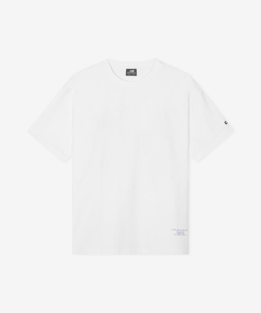 Nyuballanseu Nbneg21443 / Uni Essential Signature Short Sleeve T-Shirt (White)