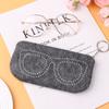 Protector Box Reading Glasses Eyewear Protector Case Sunglasses Pouch Felt Glasses Zipper Pocket