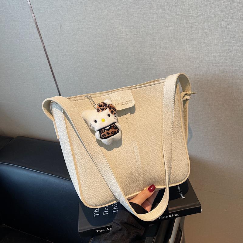 Damen High-End Retro Crossbody Bucket Bag - Herbst/Winter Vielseitige Mode Schultertasche