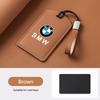 Leather Car Smart Remote Key Case Cover Shell For BMW Card NFC Card Pack New 5 Series New 3 Series x5 X7 Decoration Accessories BW2
