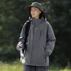 Men Women Waterproof Windproof Hiking Jacket Outdoor Travel Coat Lightweight Hooded Rain Shell