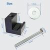 4Pcs Truck Tool Box Mounting Kit - Upgraded J Hook Crossover Tool Box Fits For Pickup Truck Tool Box Mount Tie Downs, Universal Aluminum Truck Tool