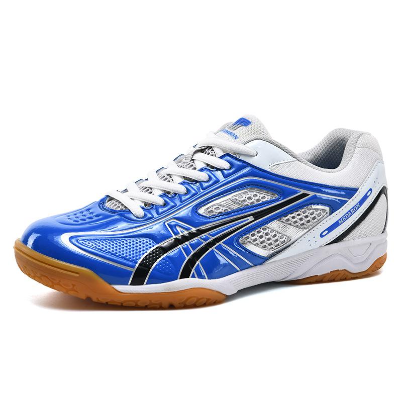 

Пара новых низких кроссовок для бадминтона, мужские дышащие теннисные кроссовки, женские нескользящие кроссовки для настольного тенниса большого размера 45 45