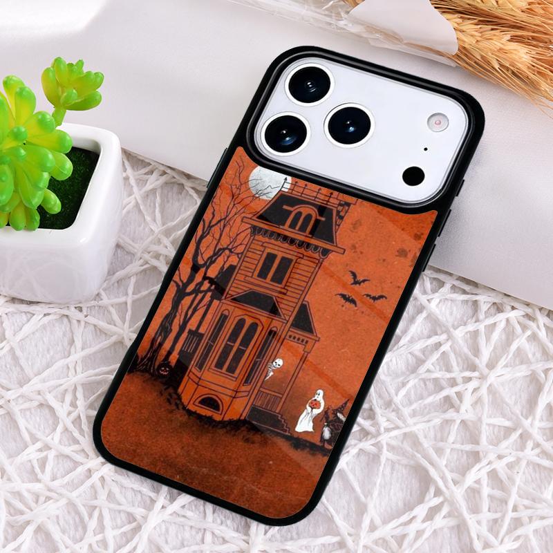 

Vintage Halloween Shockproof Phone Case for iPhone 17 Air 16e 15 11 12 14 13 Pro Max Cover Coque iPhone 13