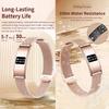 Fitness Tracker Smart Watch for Women Men,Ultra Thin Smart Bracelet 2.8mm Metal Strap, Slim Activity Tracker with Heart Rate, SpO2, Sleep Tracking