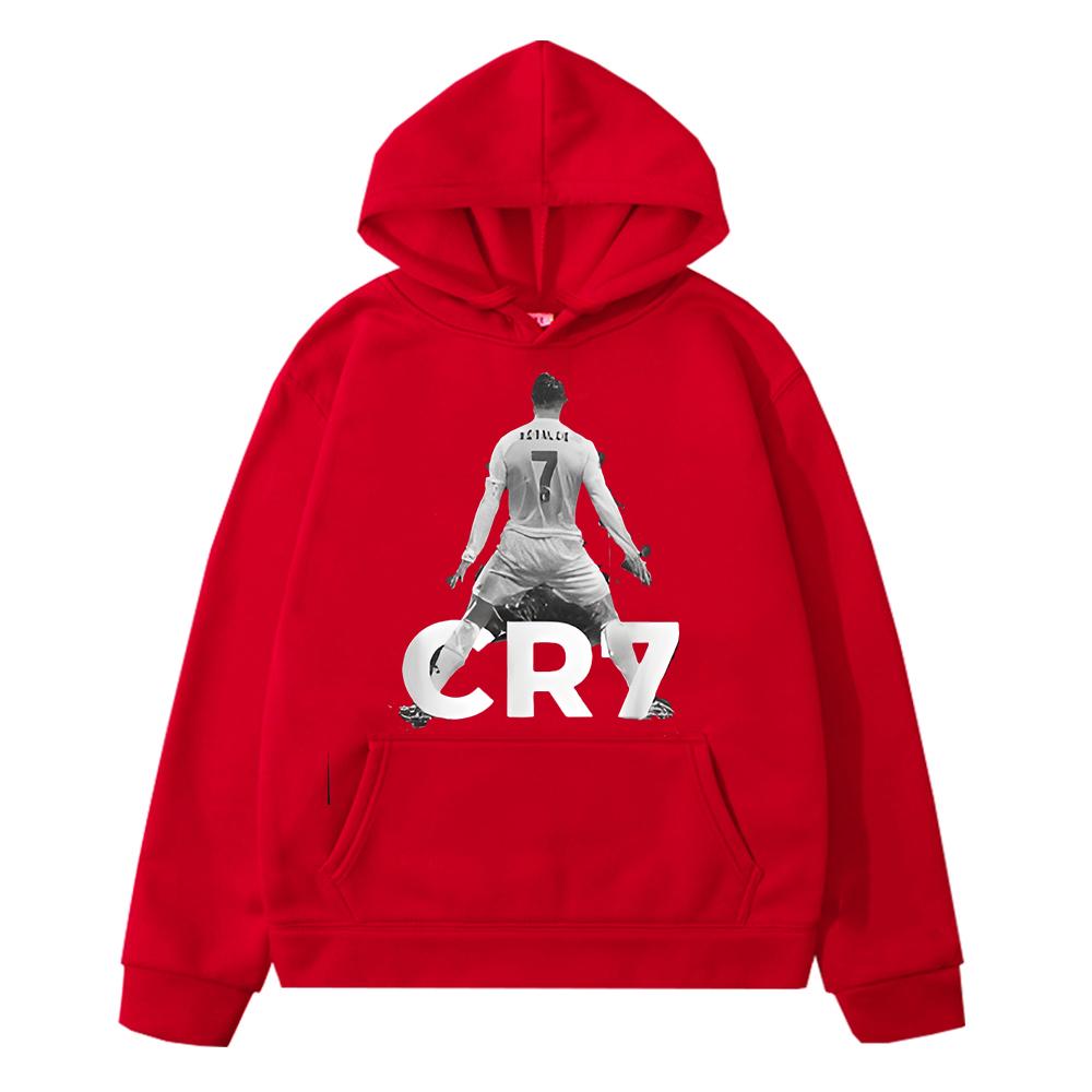 Football fan CR7 Autumn Hoodies Fleece Sweatshirt boy clothes y2k sudadera Casual anime hoodie Jacket pullover kids clothes girl