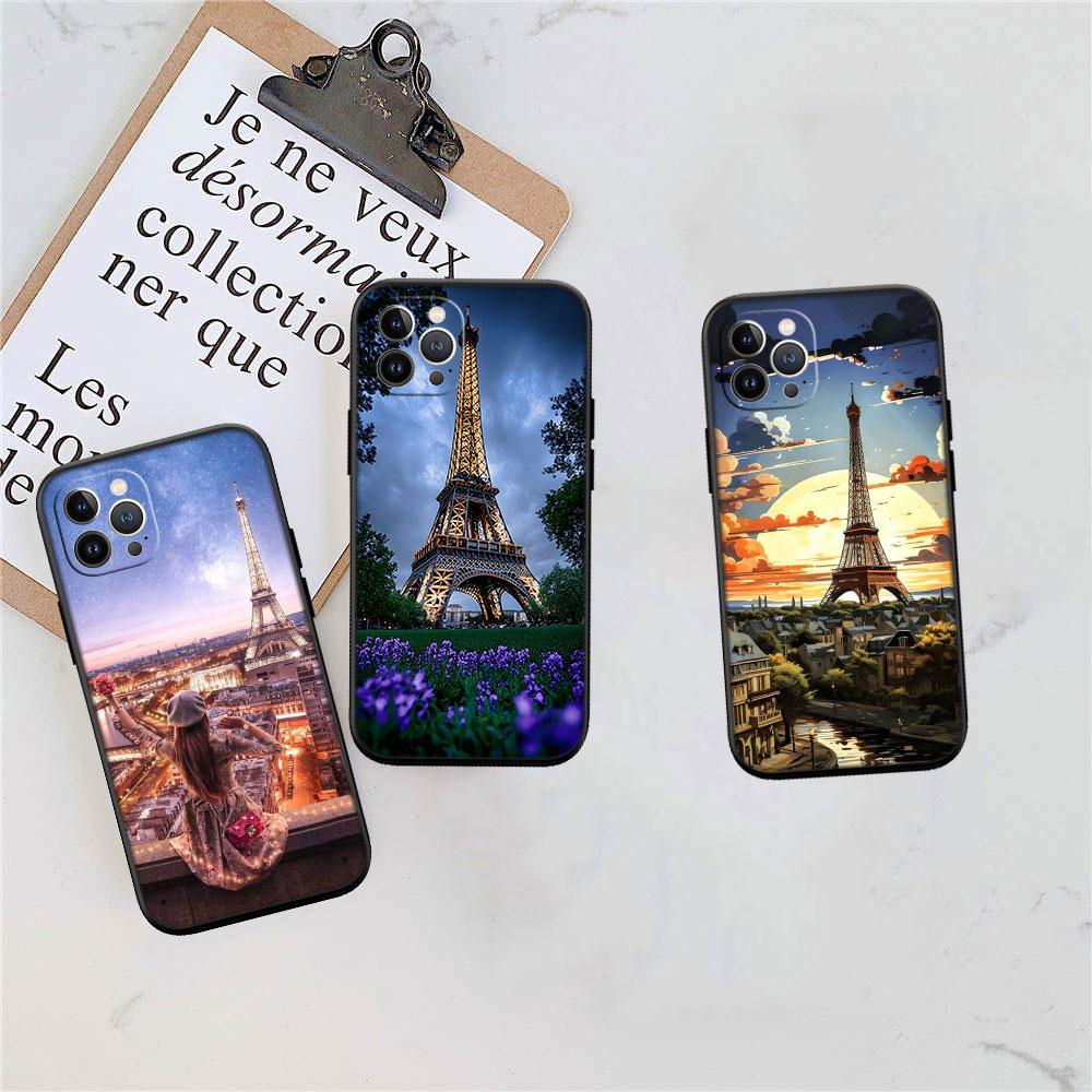 PP35 France Paris Eiffel tower Phone Case for OPPO A40 A60 A80 A15 A16 A16K A12 A17 A17K A54 A54S A53 A53S A55 A56 A57 A98 F23