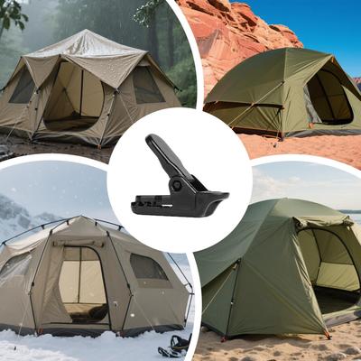 Tent Clips Heavy-Duty Windproof Awning Lock Clips UV-Resistant Fixing Clamps Outdoor Gear for Shade Cloth Awning Tarpaulin Patio