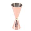 Jigger Stainless Steel 30mm to 60mm Elegant Flexible Jigger Cone for Cocktail Bartending Copper