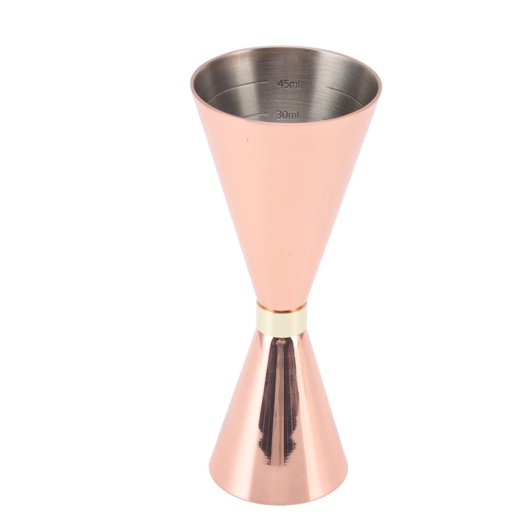 Jigger Stainless Steel 30mm to 60mm Elegant Flexible Jigger Cone for Cocktail Bartending Copper