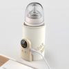 Milk Warmer Portable Baby Bottle Warmer with One-Button Control USB Rechargeable Wireless Milk Heater No Water Needed Intelligent Temperature Control