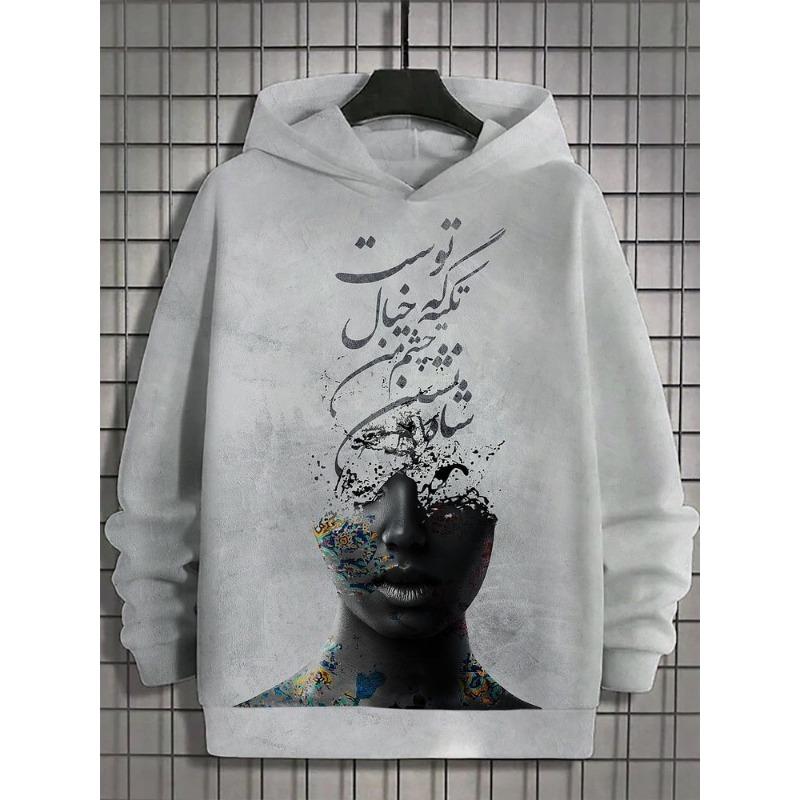 2024 New Autumn And Winter Men's Hoodies Japanese Harajuku Fashion Casual Sports Hoodies Anime Patterns Autumn And Winter