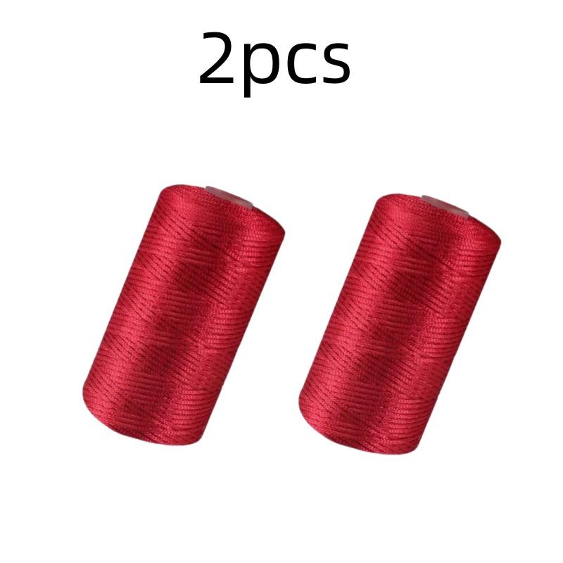 New Summer Crochet Yarn 1.5mm Thin Ice Cotton Thread for Hand Knitting Bag Hat Shoes 100g Hollow Line Colorful Nylon Cord