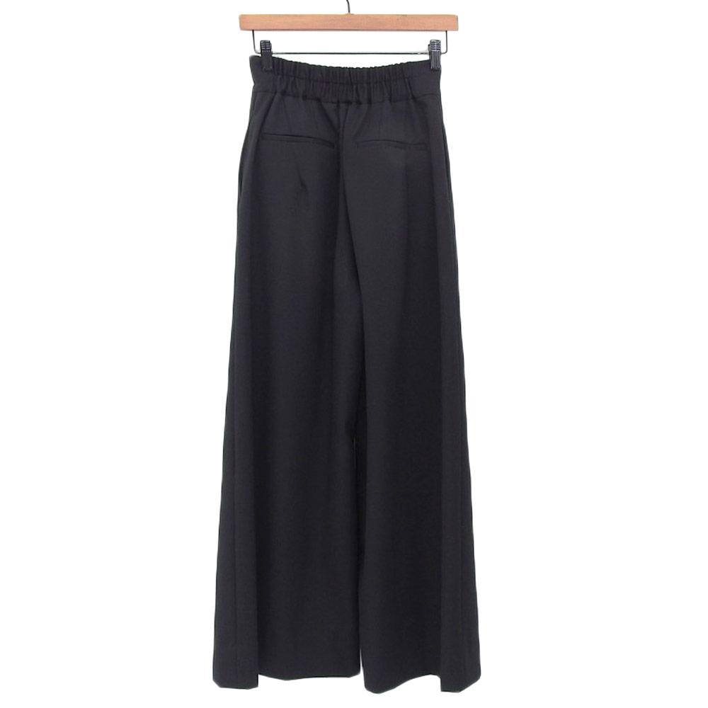 L'ARUM L'ARUM Wool High Waist Wide Pants Bottoms Women's Black 36 101423402 Bottoms 36 blackUsed