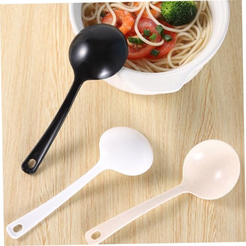 Beatifufu 18-Piece Disposable Soup Spoon, Large Soup Spoon, Household Tableware