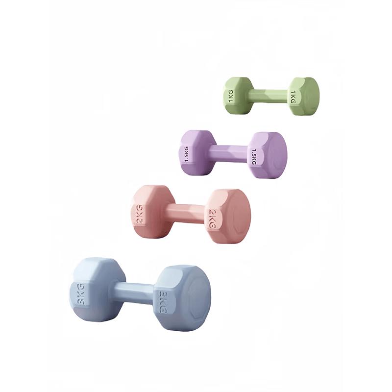 Coated Dumbbells for Fitness