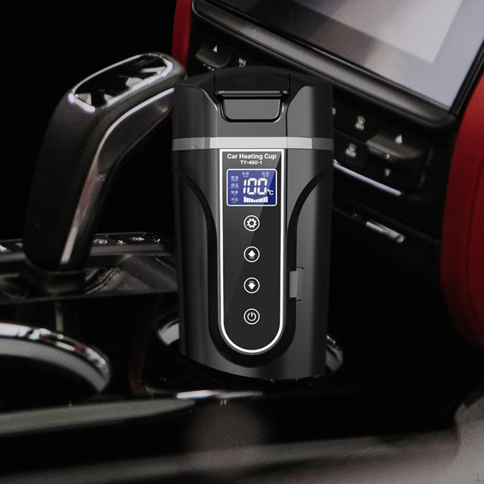 

Автомобильный нагревательный стаканчик для быстрого кипячения воды для поездок в офис на открытом воздухе белый чёрный