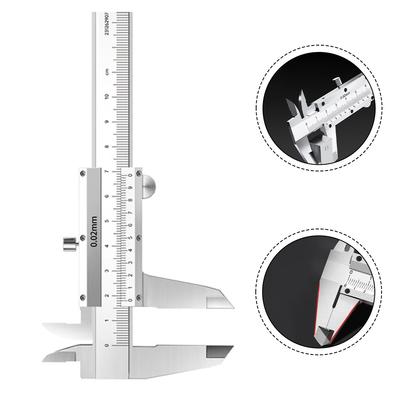 0-100mm Vernier Caliper Small Depth Gauge Household Measuring Caliper Metal Vernier Caliper Micrometer Gauge Measuring Tool