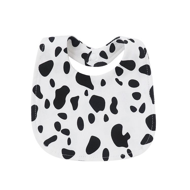 Newborn Baby Bibs Pure Cotton Double Layer Drool Bibs High Absorbency Burp Cloths For Infants Toddlers Soft Skin Friendly