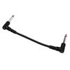 Universal Guitar Effect Pedal Instrument Patch Cable Right Angle Plug 15/20 Cm