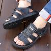 Summer Men's Casual Beach Shoes Fashionable Outdoor Breathable and Lightweight Sandals Comfortable and Non Slip Roman Slippers