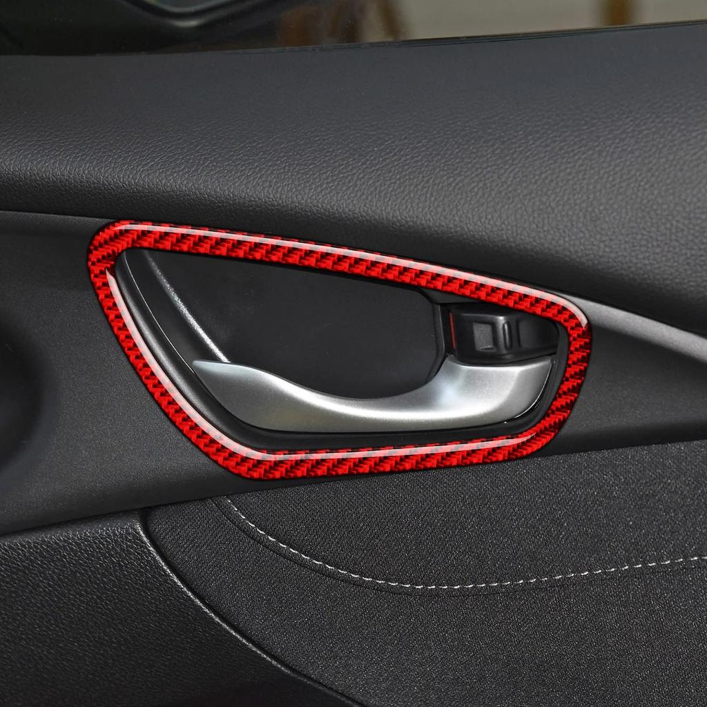 2PCS Civic 10th Generation Car Inner Door Bezel Frame Interior Door Bowl Frame Accessories