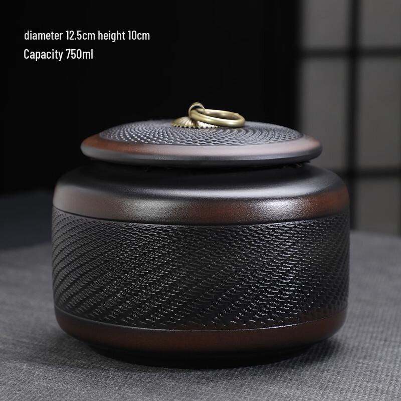 Purple Clay Sealed Tea Storage Jar