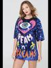 8-Color Peach Heart Sequin Loose T-Shirt - 2024 Spring/Summer Collection