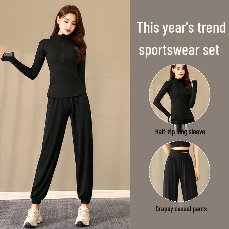 

Women s 2024 Outdoor Fitness Suit: Quick-Dry Yoga & Gym Pants XL