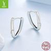 Staggered Geometric Ear Buckle Full Body Silver Simple Premium S925 Sterling Silver Earrings Earrings