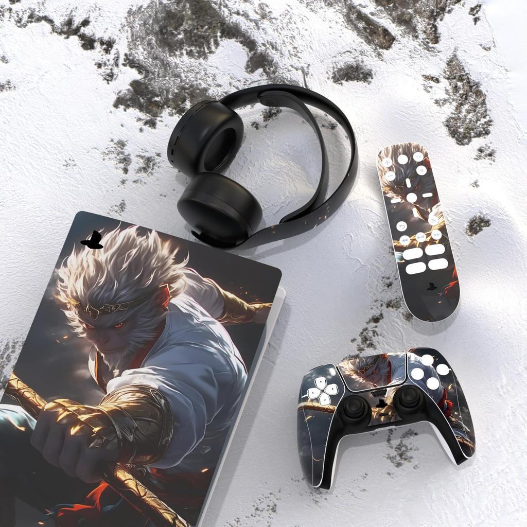 Sticker Sticker for PlayVital Ps5 Console Sticker Vinyl Sticker for Ps5 Controller Charging Station Headset Remote Control (digital Version), & & &