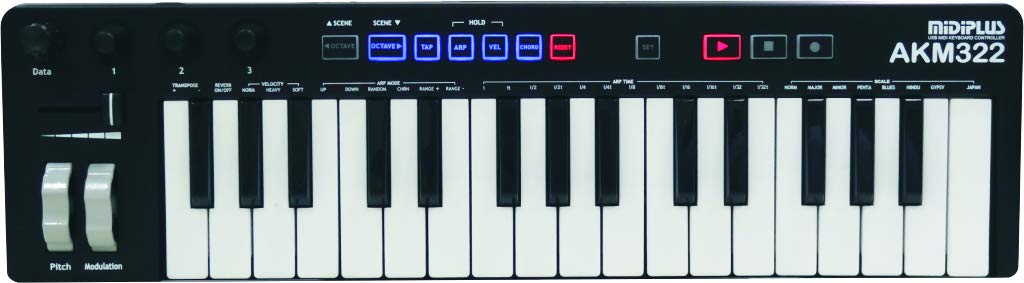 

midiplus AKM322 MIDI-клавиатура-контроллер