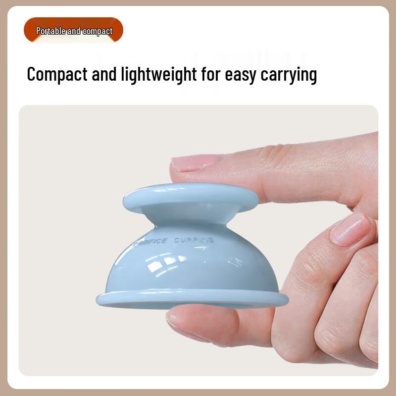 HEZHENG Silicone Vacuum Cupping & Guasha Set (4-Pack)