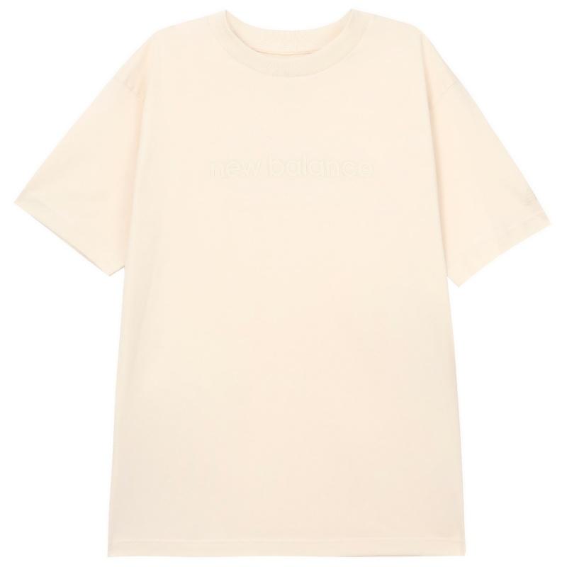 New Balance Wordmark Logo T-Shirt Asia Sizing  Linen  Men s MT41559-LIN XL